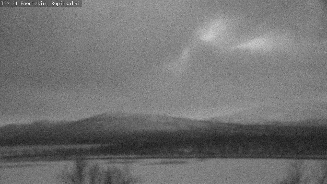 Weather Camera Image Väg 21 Enontekiö, Ropinsalmi, Enontekiö, Lappi