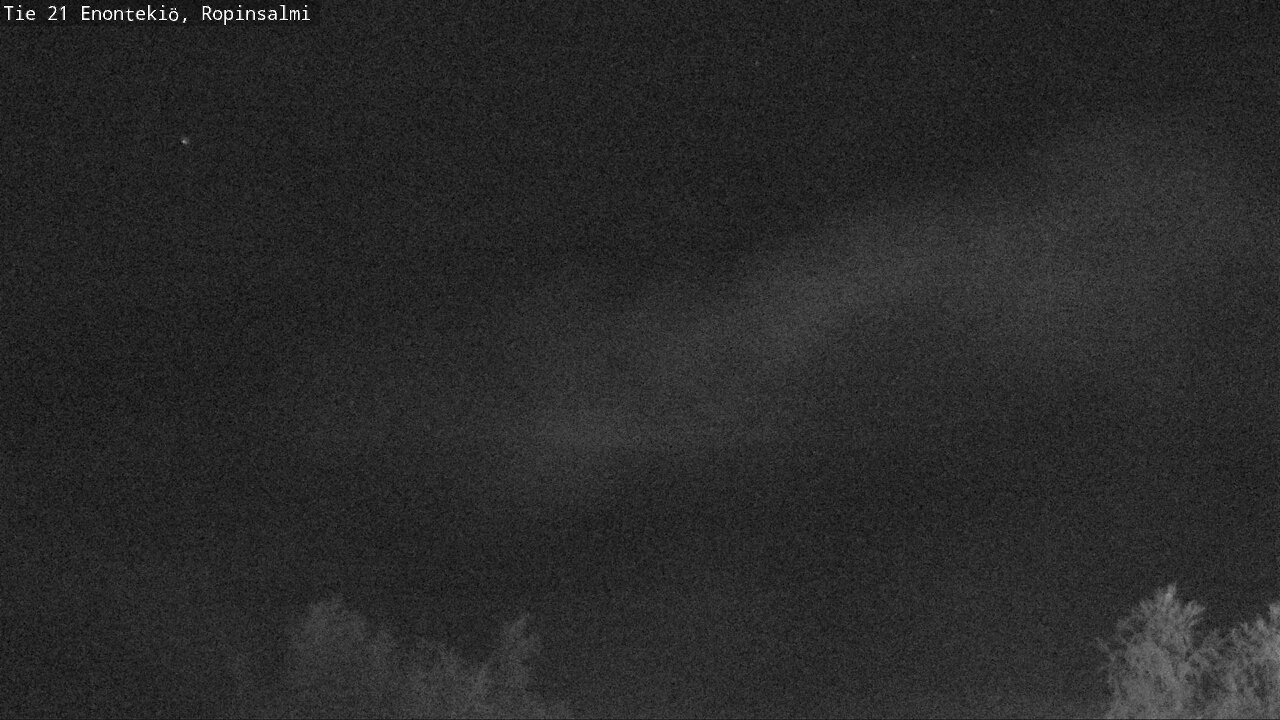 Weather Camera Image Väg 21 Enontekiö, Ropinsalmi, Enontekiö, Lappi