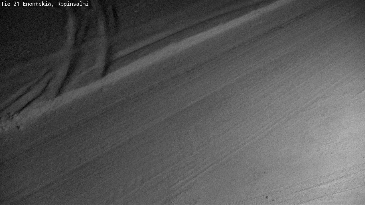 Weather Camera Image Väg 21 Enontekiö, Ropinsalmi, Enontekiö, Lappi