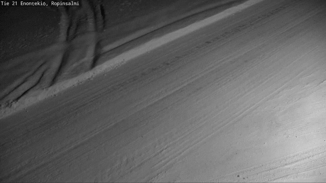 Weather Camera Image Väg 21 Enontekiö, Ropinsalmi, Enontekiö, Lappi
