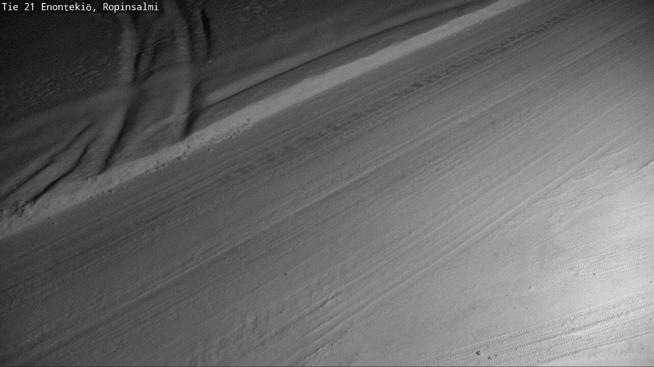 Weather Camera Image Väg 21 Enontekiö, Ropinsalmi, Enontekiö, Lappi