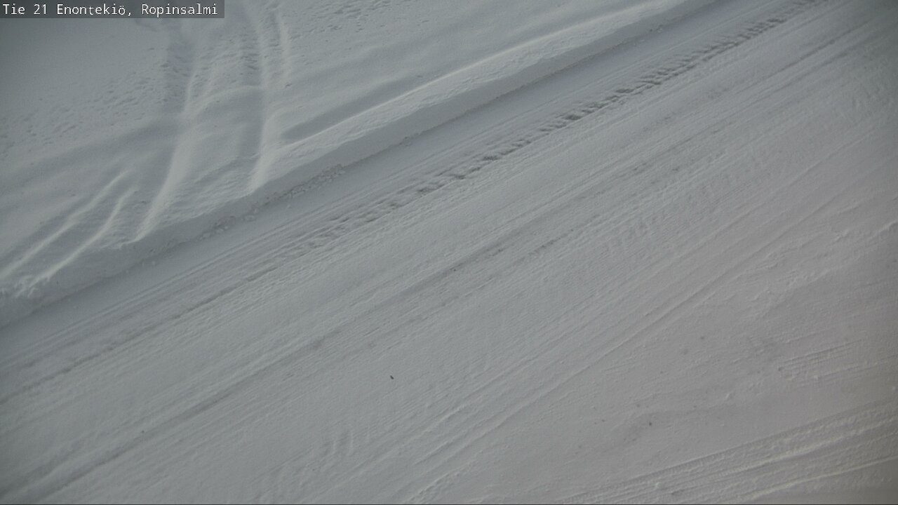 Weather Camera Image Väg 21 Enontekiö, Ropinsalmi, Enontekiö, Lappi