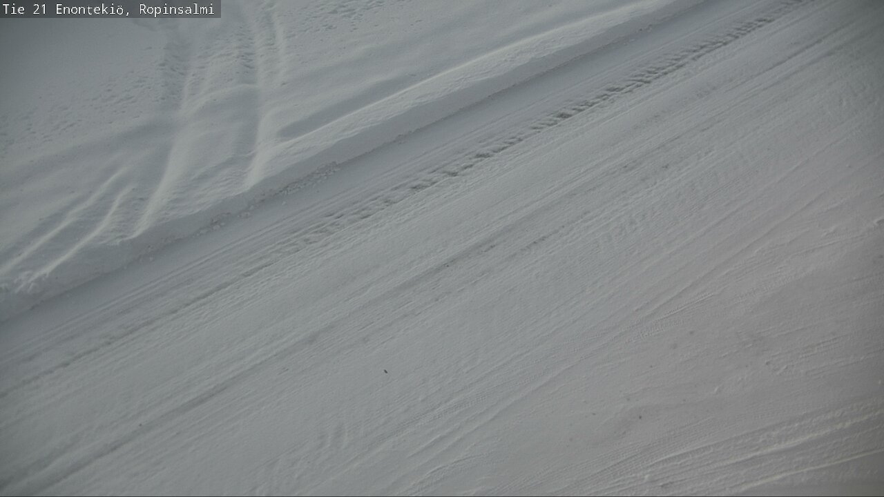 Weather Camera Image Väg 21 Enontekiö, Ropinsalmi, Enontekiö, Lappi