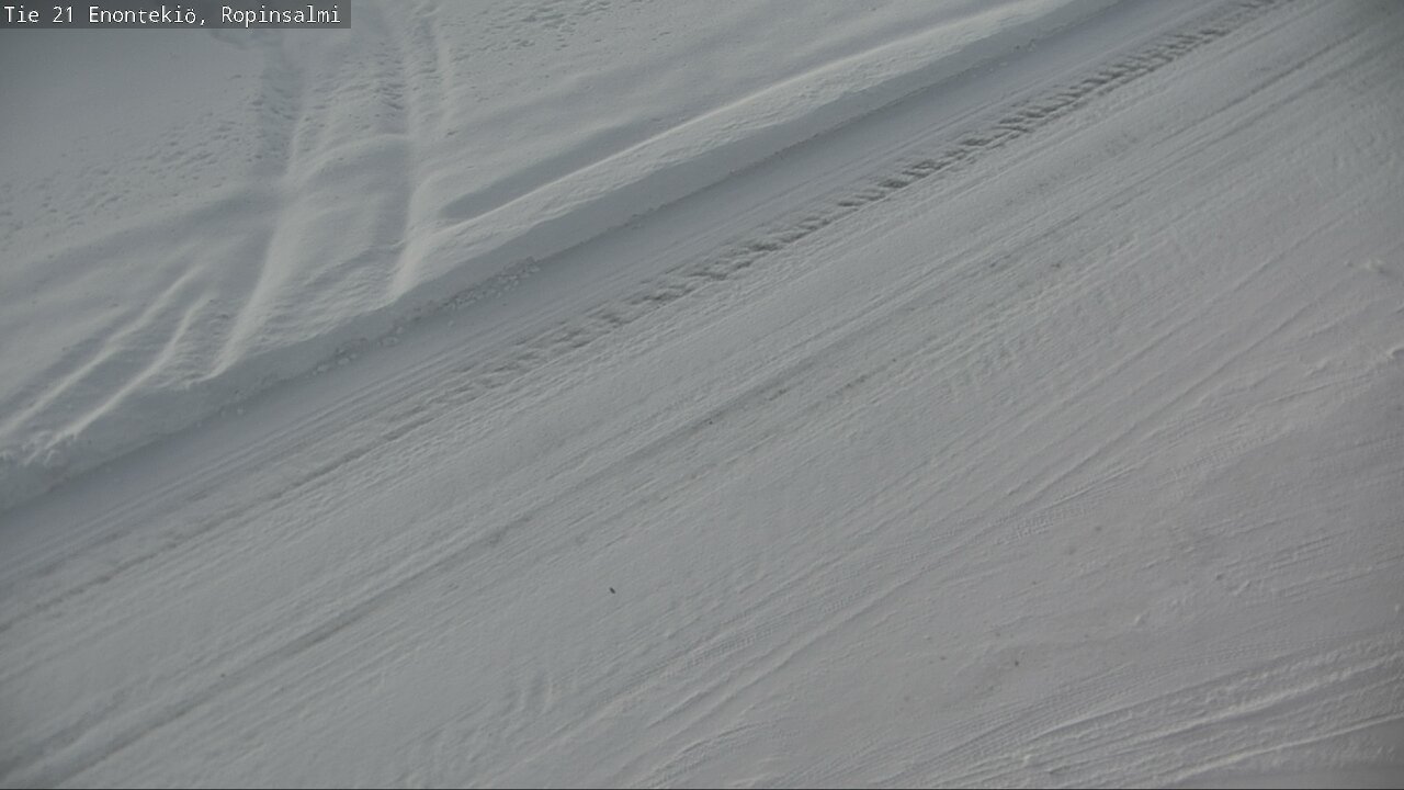 Weather Camera Image Road 21 Enontekiö, Ropinsalmi, Enontekiö, Lappi