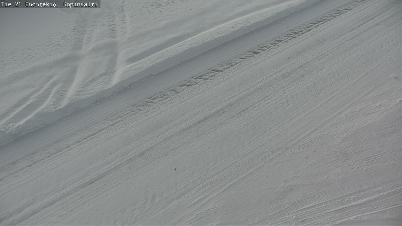 Weather Camera Image Road 21 Enontekiö, Ropinsalmi, Enontekiö, Lappi