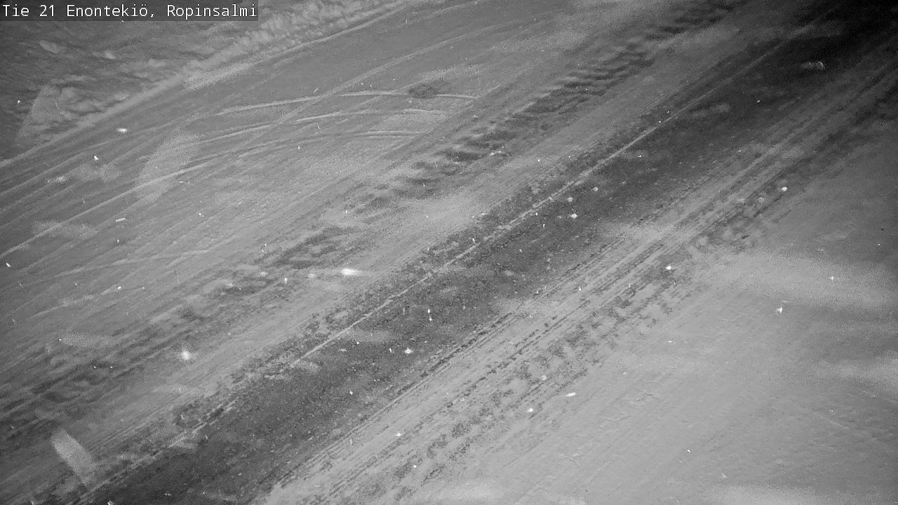 Weather Camera Image Road 21 Enontekiö, Ropinsalmi, Enontekiö, Lappi