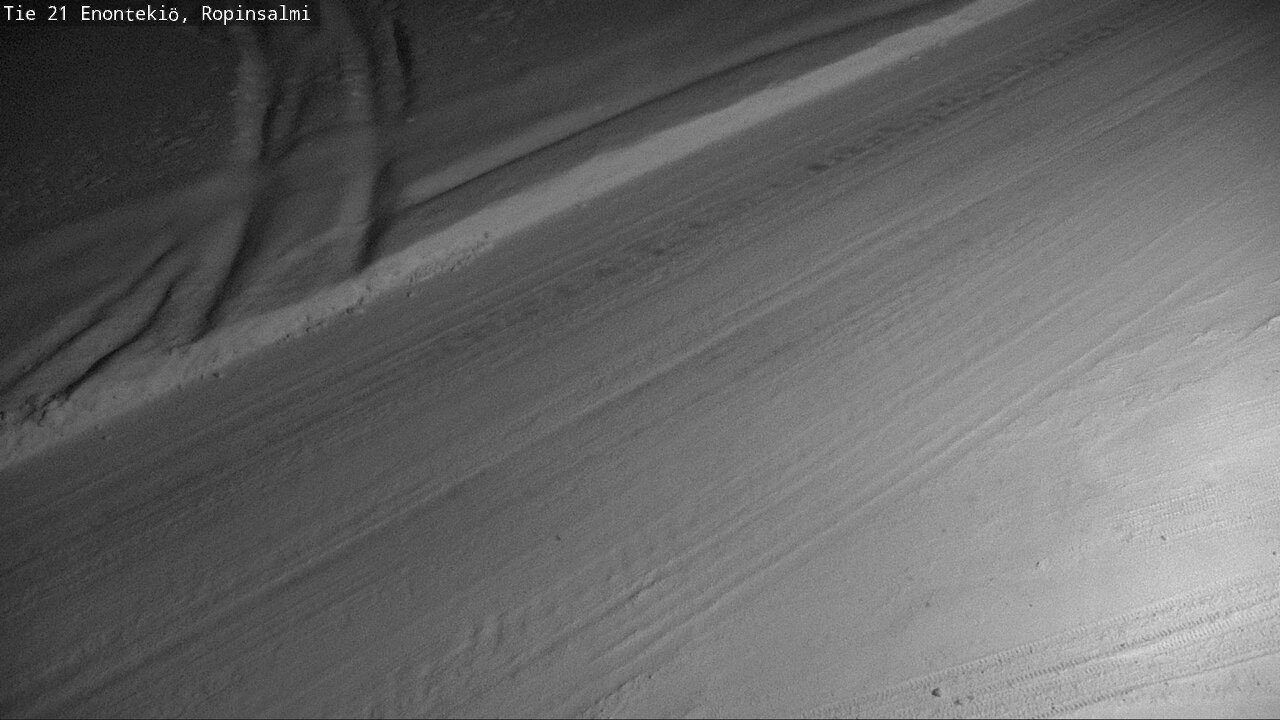 Weather Camera Image Road 21 Enontekiö, Ropinsalmi, Enontekiö, Lappi