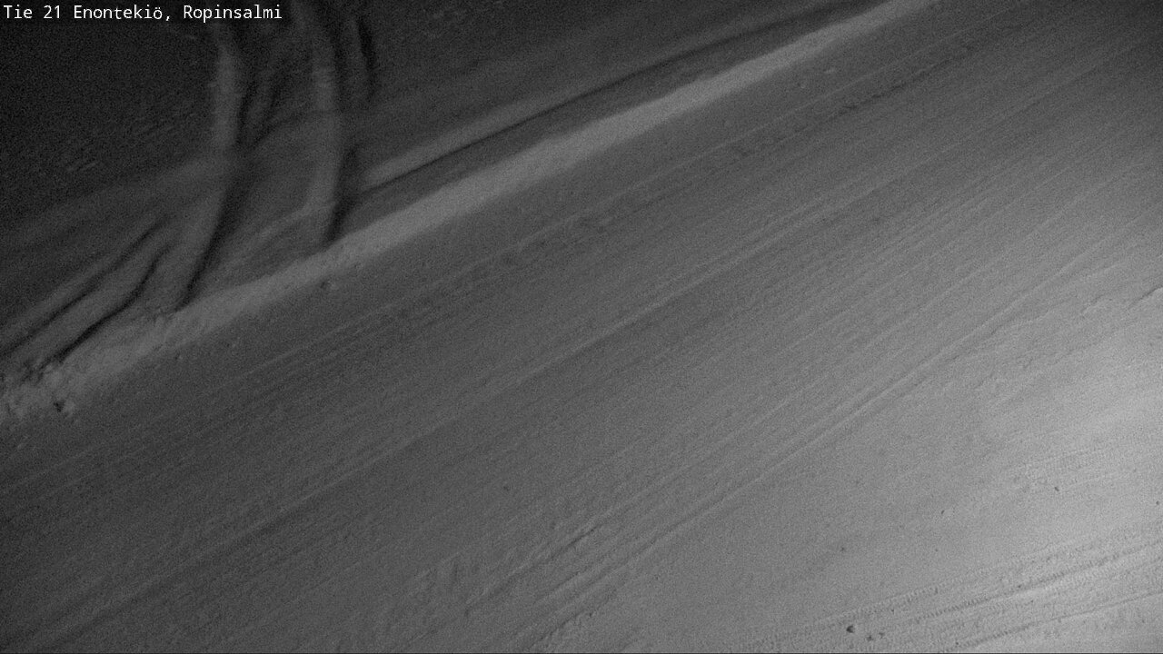 Weather Camera Image Väg 21 Enontekiö, Ropinsalmi, Enontekiö, Lappi