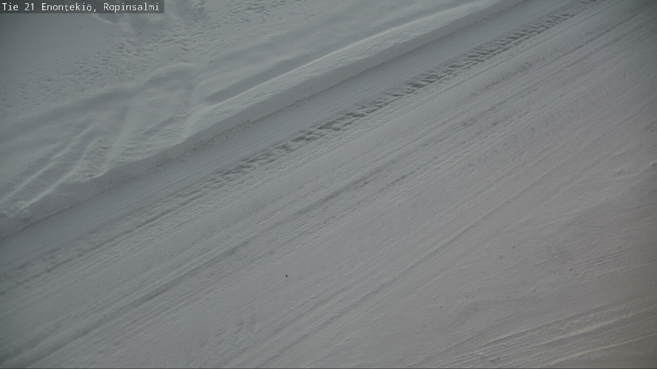 Weather Camera Image Road 21 Enontekiö, Ropinsalmi, Enontekiö, Lappi