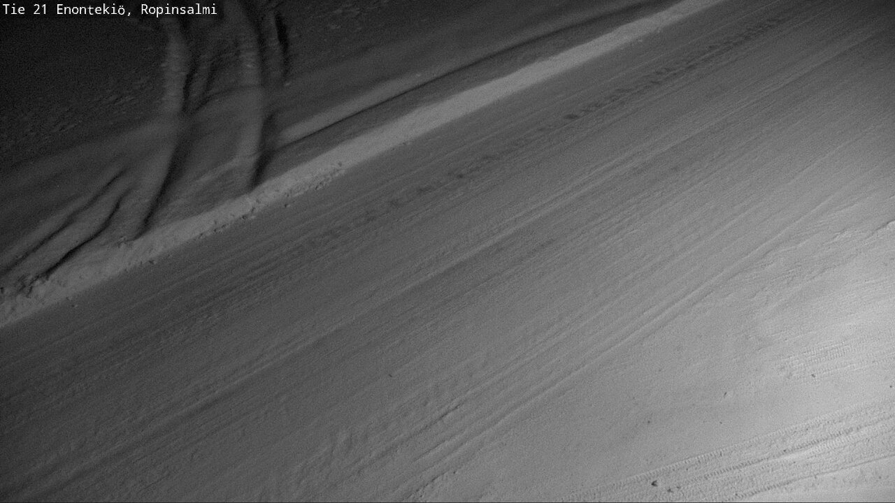 Weather Camera Image Väg 21 Enontekiö, Ropinsalmi, Enontekiö, Lappi