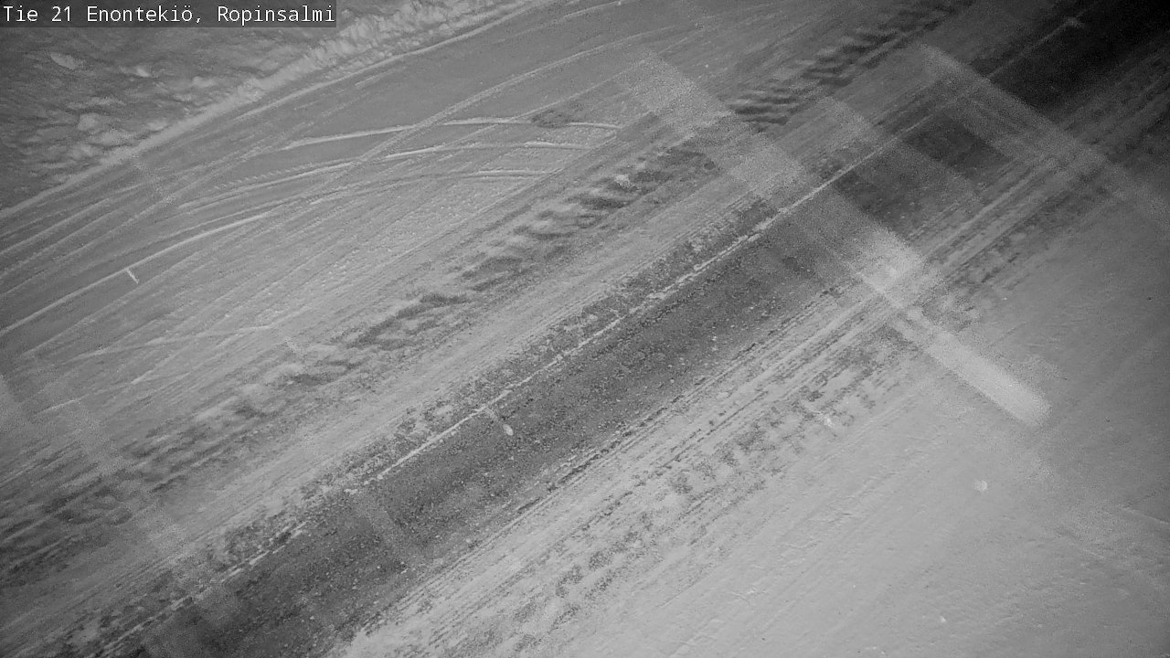 Weather Camera Image Väg 21 Enontekiö, Ropinsalmi, Enontekiö, Lappi