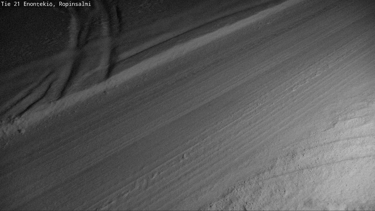 Weather Camera Image Väg 21 Enontekiö, Ropinsalmi, Enontekiö, Lappi