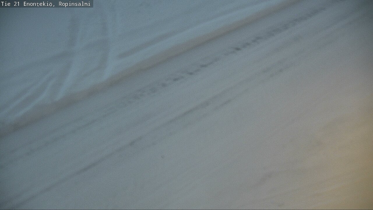Weather Camera Image Road 21 Enontekiö, Ropinsalmi, Enontekiö, Lappi