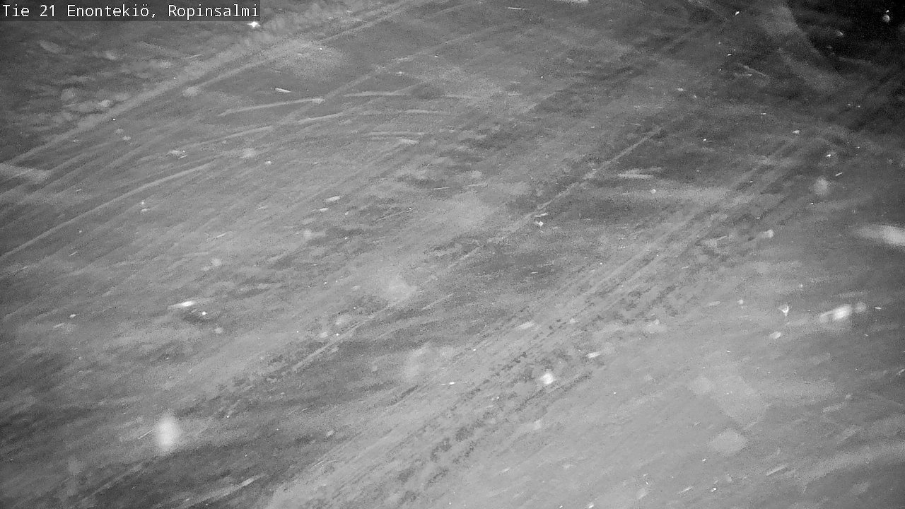 Weather Camera Image Väg 21 Enontekiö, Ropinsalmi, Enontekiö, Lappi