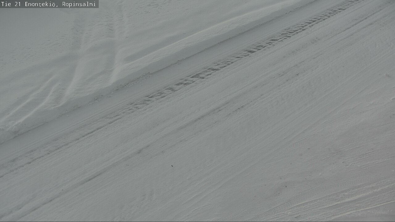 Weather Camera Image Road 21 Enontekiö, Ropinsalmi, Enontekiö, Lappi