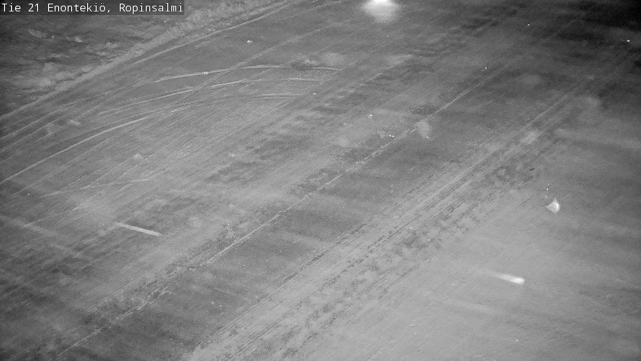 Weather Camera Image Väg 21 Enontekiö, Ropinsalmi, Enontekiö, Lappi