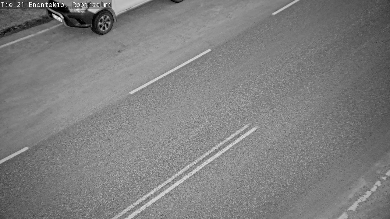 Weather Camera Image Road 21 Enontekiö, Ropinsalmi, Enontekiö, Lappi