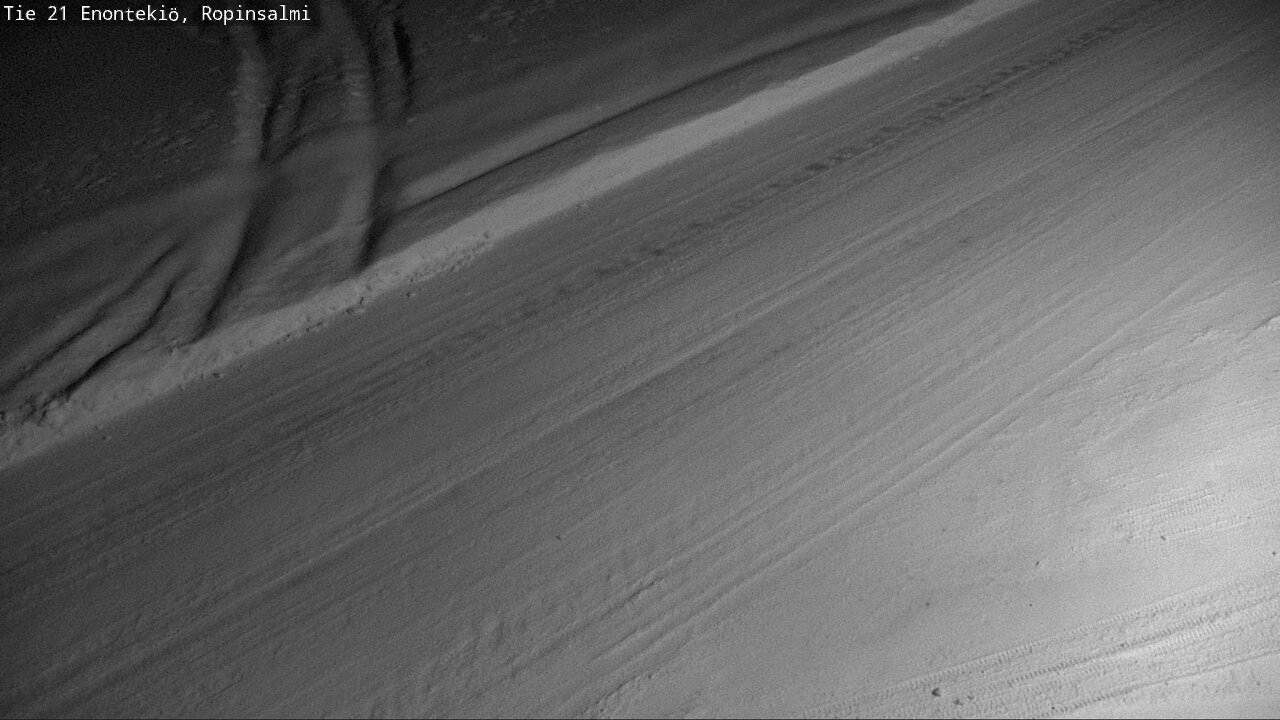 Weather Camera Image Väg 21 Enontekiö, Ropinsalmi, Enontekiö, Lappi