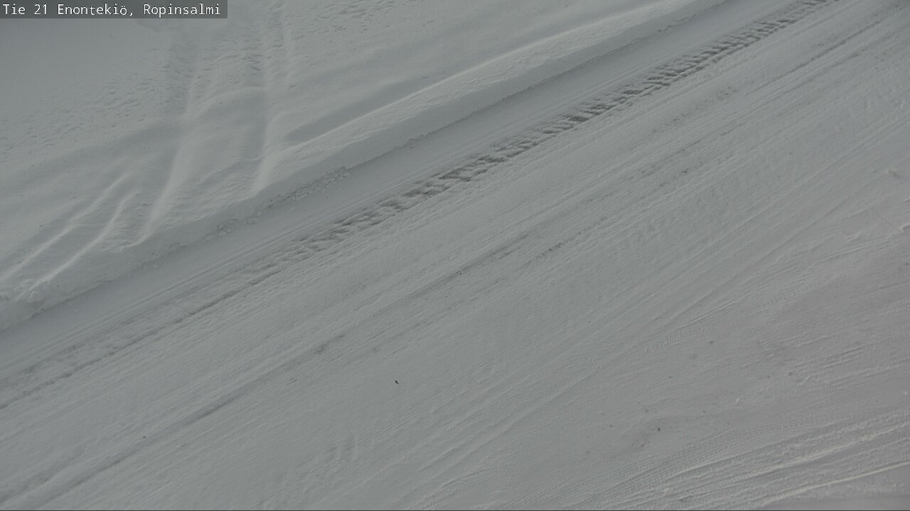 Weather Camera Image Road 21 Enontekiö, Ropinsalmi, Enontekiö, Lappi