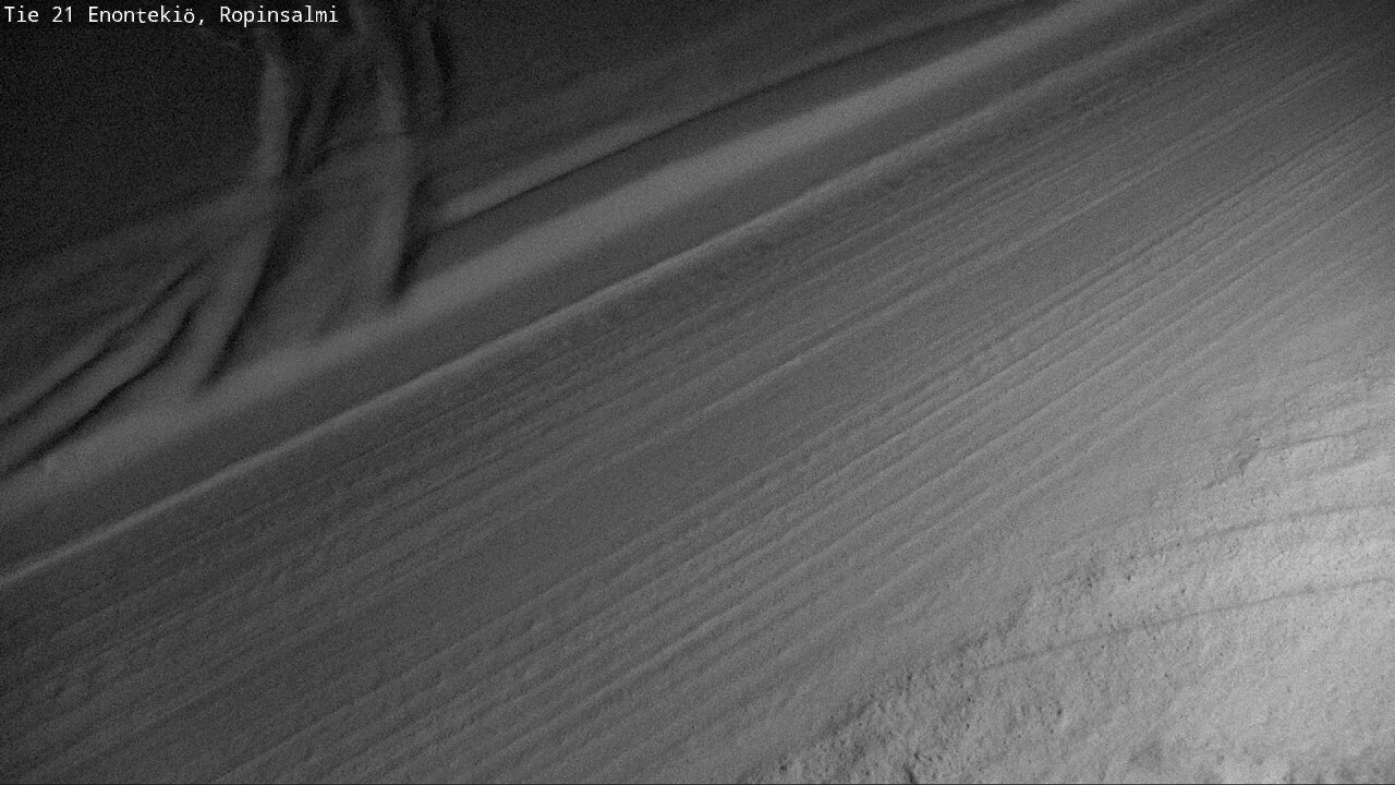 Weather Camera Image Väg 21 Enontekiö, Ropinsalmi, Enontekiö, Lappi