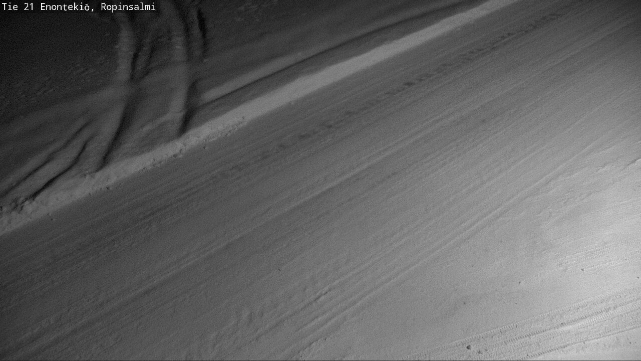 Weather Camera Image Väg 21 Enontekiö, Ropinsalmi, Enontekiö, Lappi