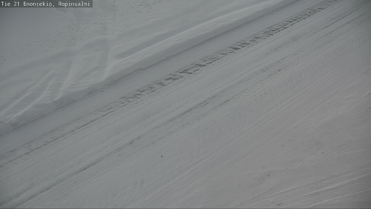 Weather Camera Image Road 21 Enontekiö, Ropinsalmi, Enontekiö, Lappi