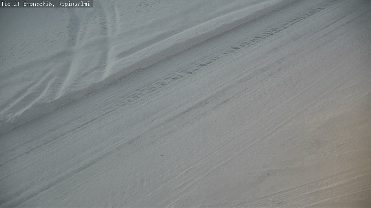 Weather Camera Image Väg 21 Enontekiö, Ropinsalmi, Enontekiö, Lappi