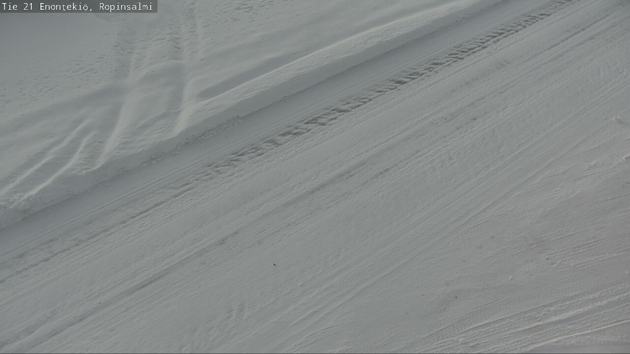 Weather Camera Image Road 21 Enontekiö, Ropinsalmi, Enontekiö, Lappi