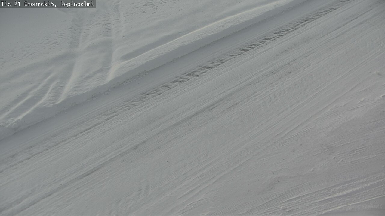Weather Camera Image Road 21 Enontekiö, Ropinsalmi, Enontekiö, Lappi
