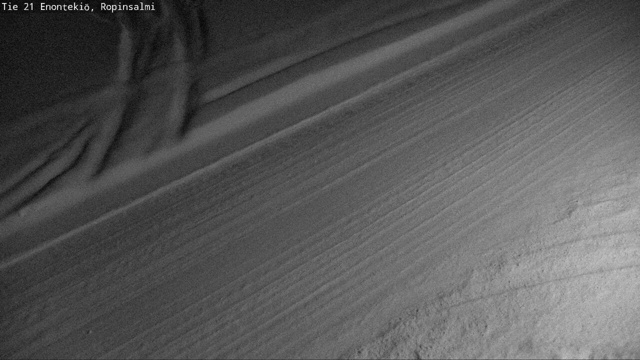 Weather Camera Image Väg 21 Enontekiö, Ropinsalmi, Enontekiö, Lappi