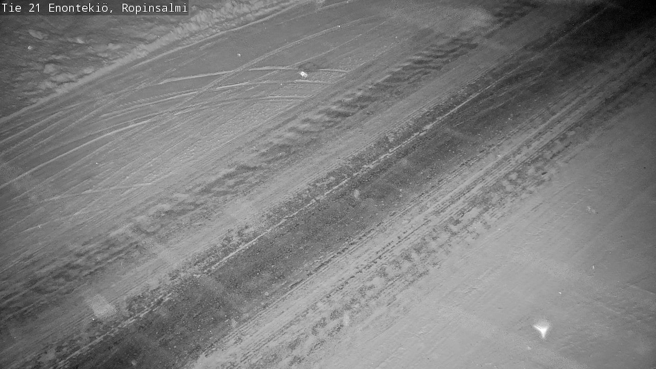 Weather Camera Image Väg 21 Enontekiö, Ropinsalmi, Enontekiö, Lappi