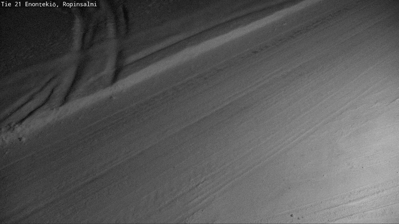 Weather Camera Image Väg 21 Enontekiö, Ropinsalmi, Enontekiö, Lappi