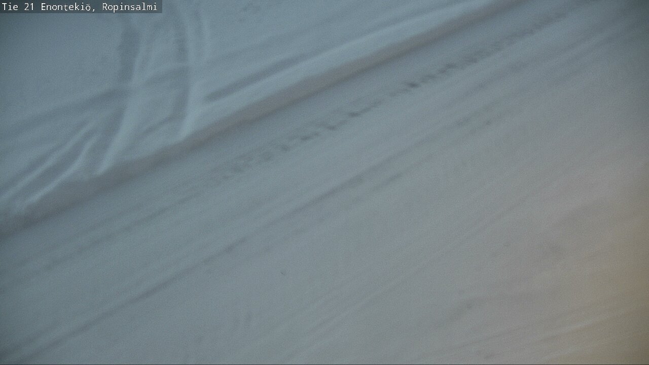 Weather Camera Image Väg 21 Enontekiö, Ropinsalmi, Enontekiö, Lappi
