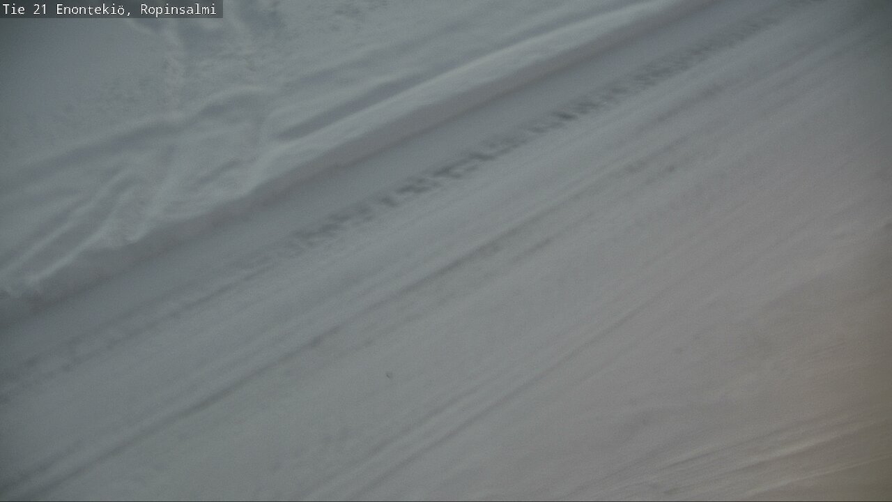 Weather Camera Image Road 21 Enontekiö, Ropinsalmi, Enontekiö, Lappi