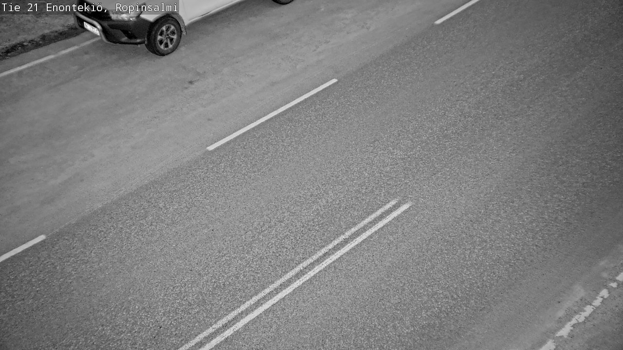 Weather Camera Image Road 21 Enontekiö, Ropinsalmi, Enontekiö, Lappi