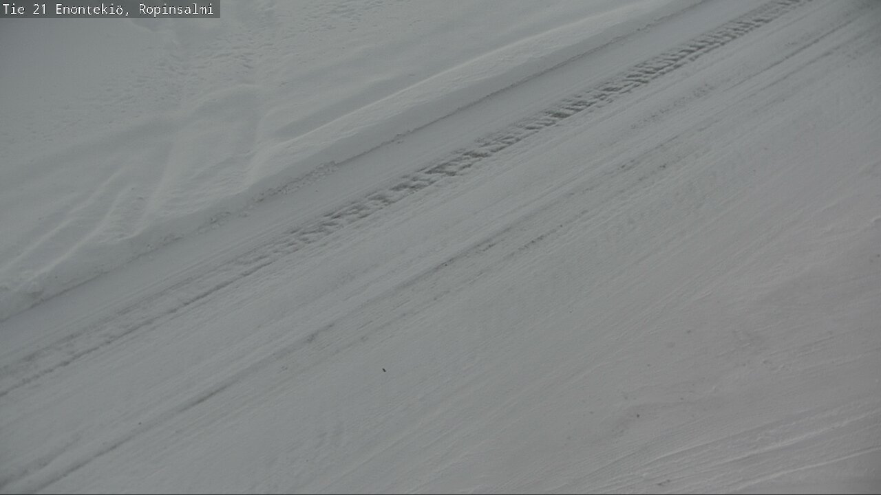 Weather Camera Image Road 21 Enontekiö, Ropinsalmi, Enontekiö, Lappi
