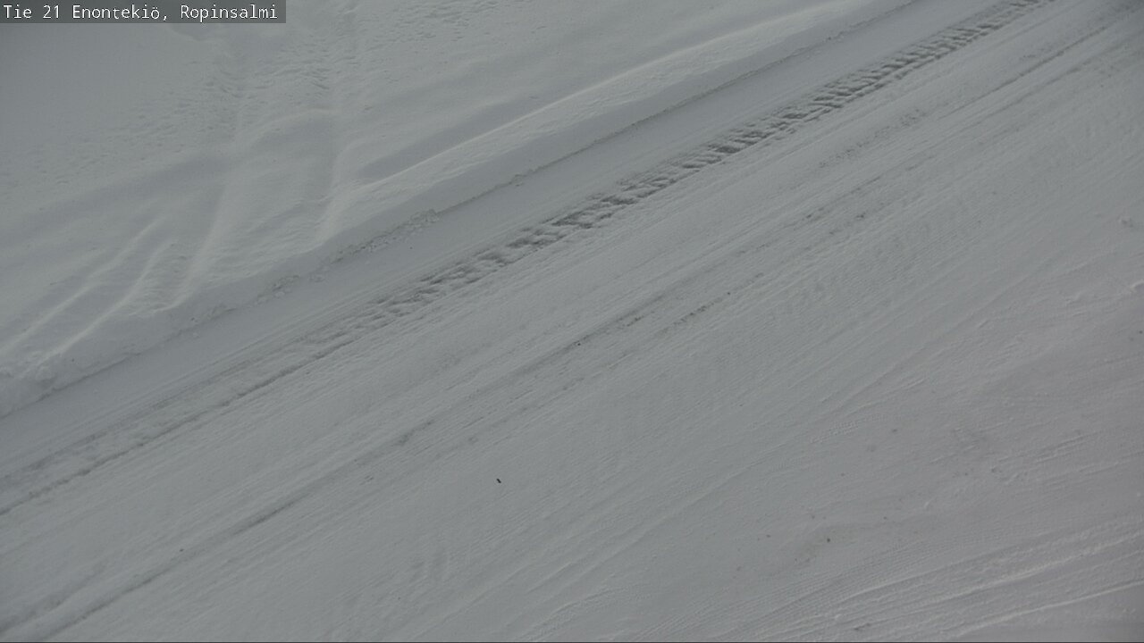 Weather Camera Image Road 21 Enontekiö, Ropinsalmi, Enontekiö, Lappi