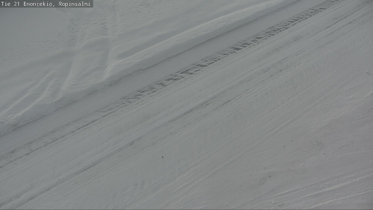 Weather Camera Image Road 21 Enontekiö, Ropinsalmi, Enontekiö, Lappi