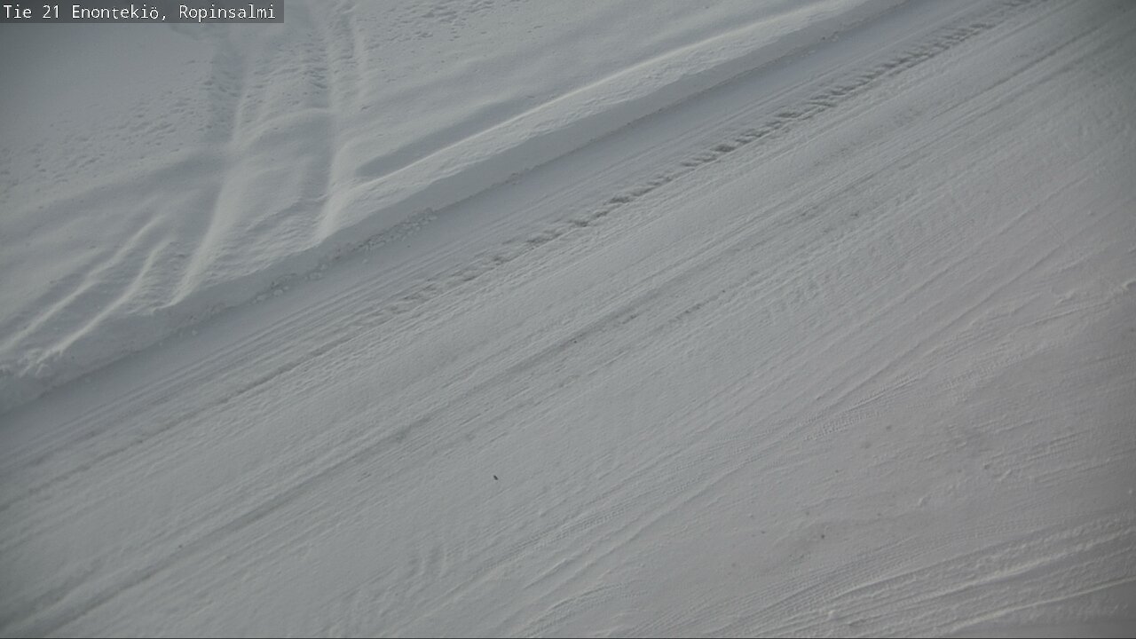 Weather Camera Image Road 21 Enontekiö, Ropinsalmi, Enontekiö, Lappi