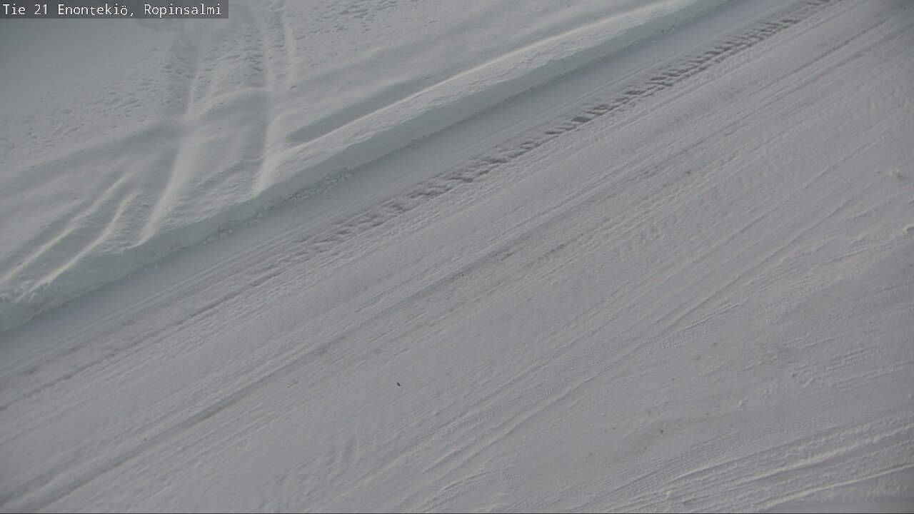 Weather Camera Image Road 21 Enontekiö, Ropinsalmi, Enontekiö, Lappi