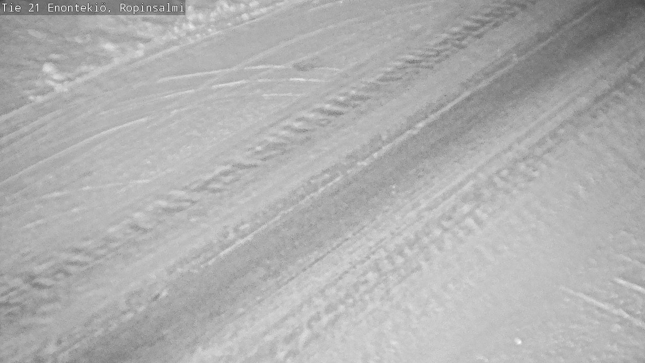 Weather Camera Image Road 21 Enontekiö, Ropinsalmi, Enontekiö, Lappi