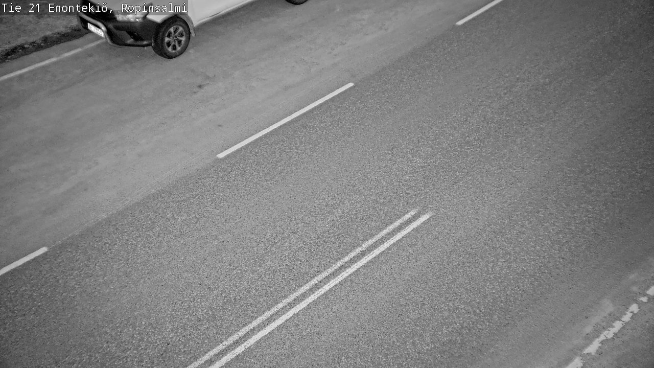 Weather Camera Image Road 21 Enontekiö, Ropinsalmi, Enontekiö, Lappi