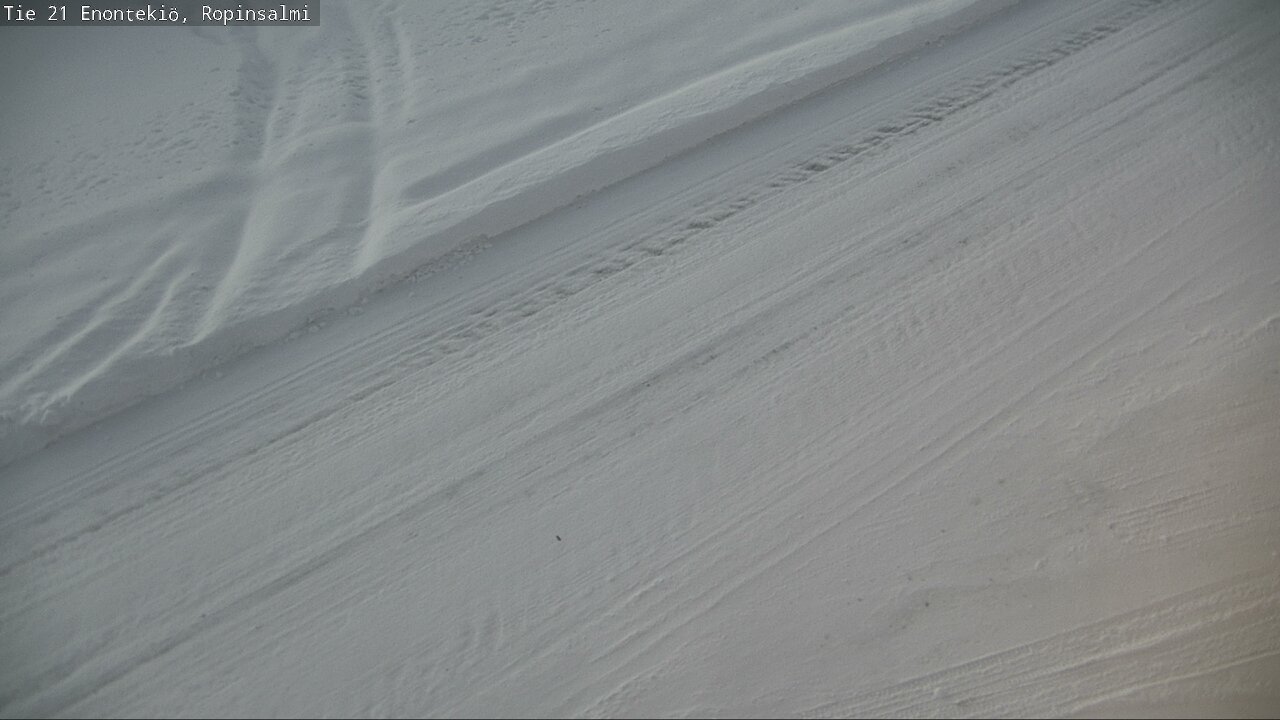 Weather Camera Image Väg 21 Enontekiö, Ropinsalmi, Enontekiö, Lappi