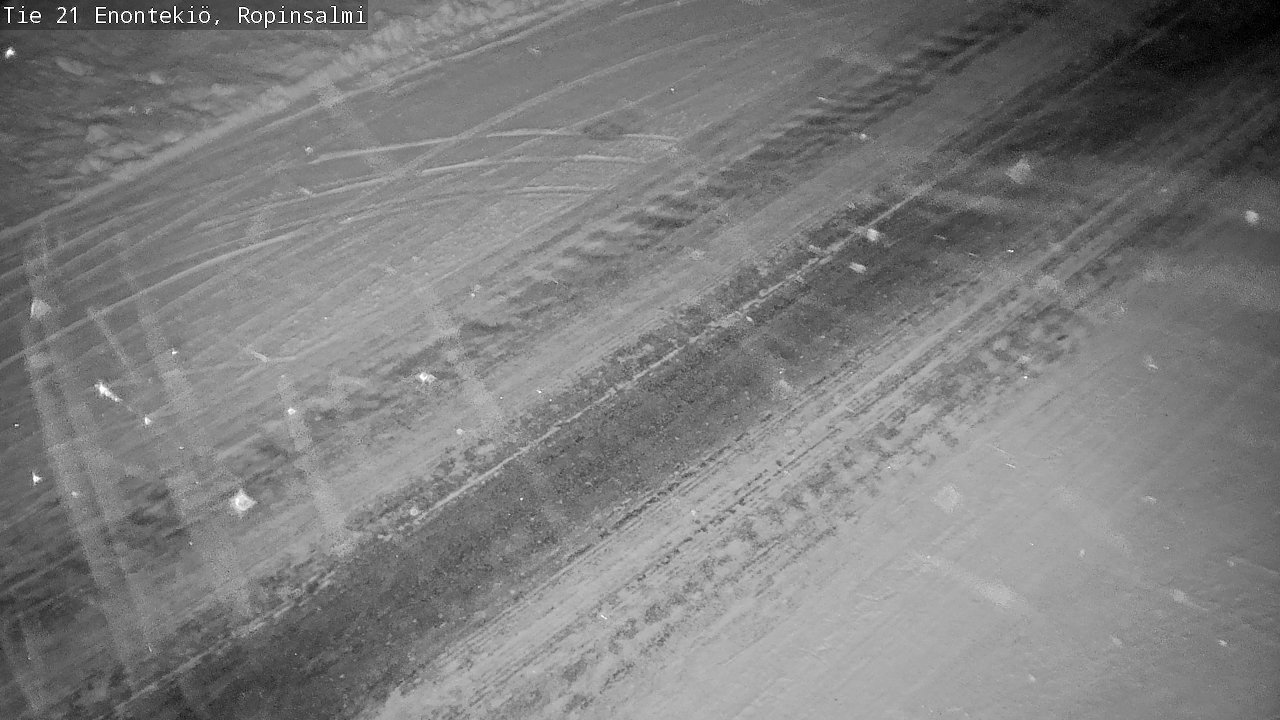 Weather Camera Image Väg 21 Enontekiö, Ropinsalmi, Enontekiö, Lappi