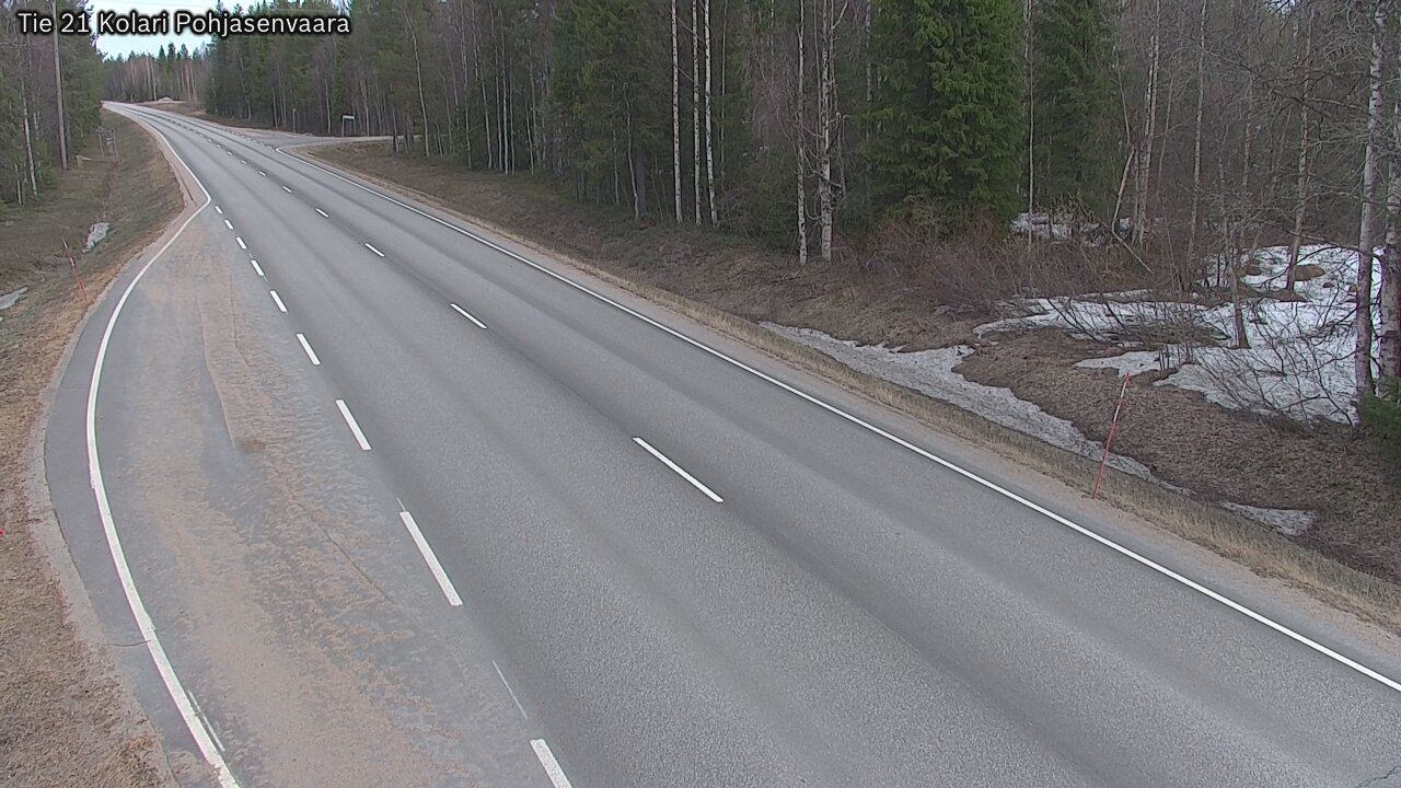Weather Camera Image Road 21 Kolari, Pohjasenvaara, Kolari, Lappi