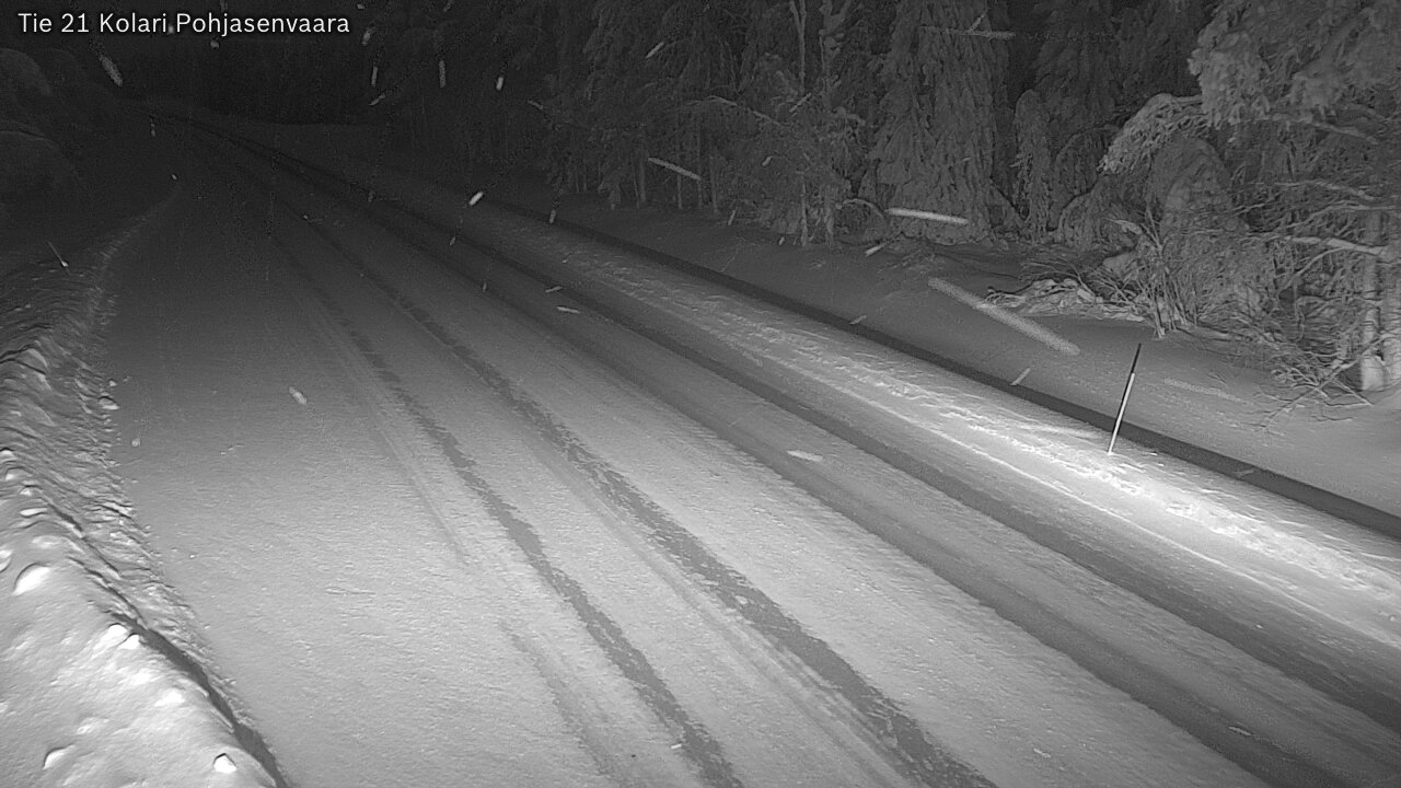 Weather Camera Image Väg 21 Kolari, Pohjasenvaara, Kolari, Lappi