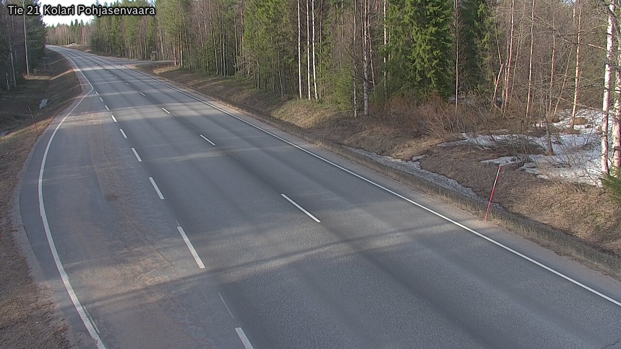 Weather Camera Image Road 21 Kolari, Pohjasenvaara, Kolari, Lappi
