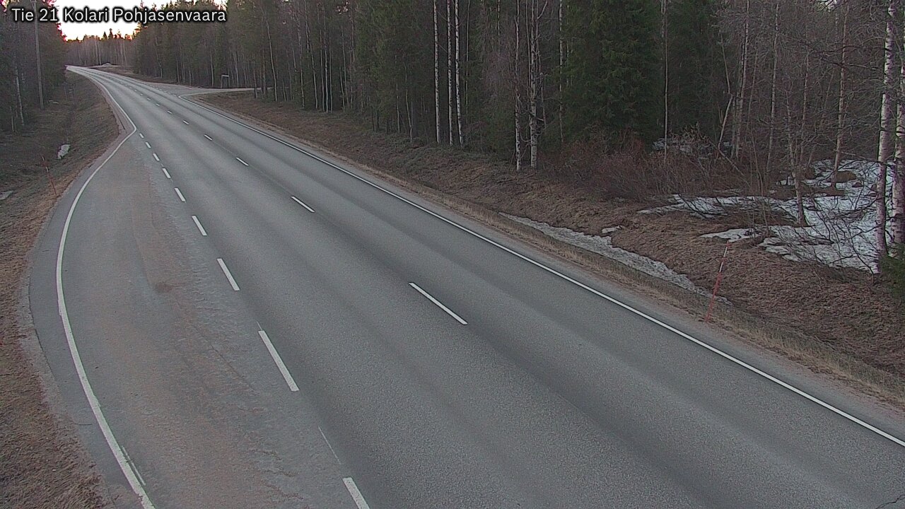 Weather Camera Image Road 21 Kolari, Pohjasenvaara, Kolari, Lappi