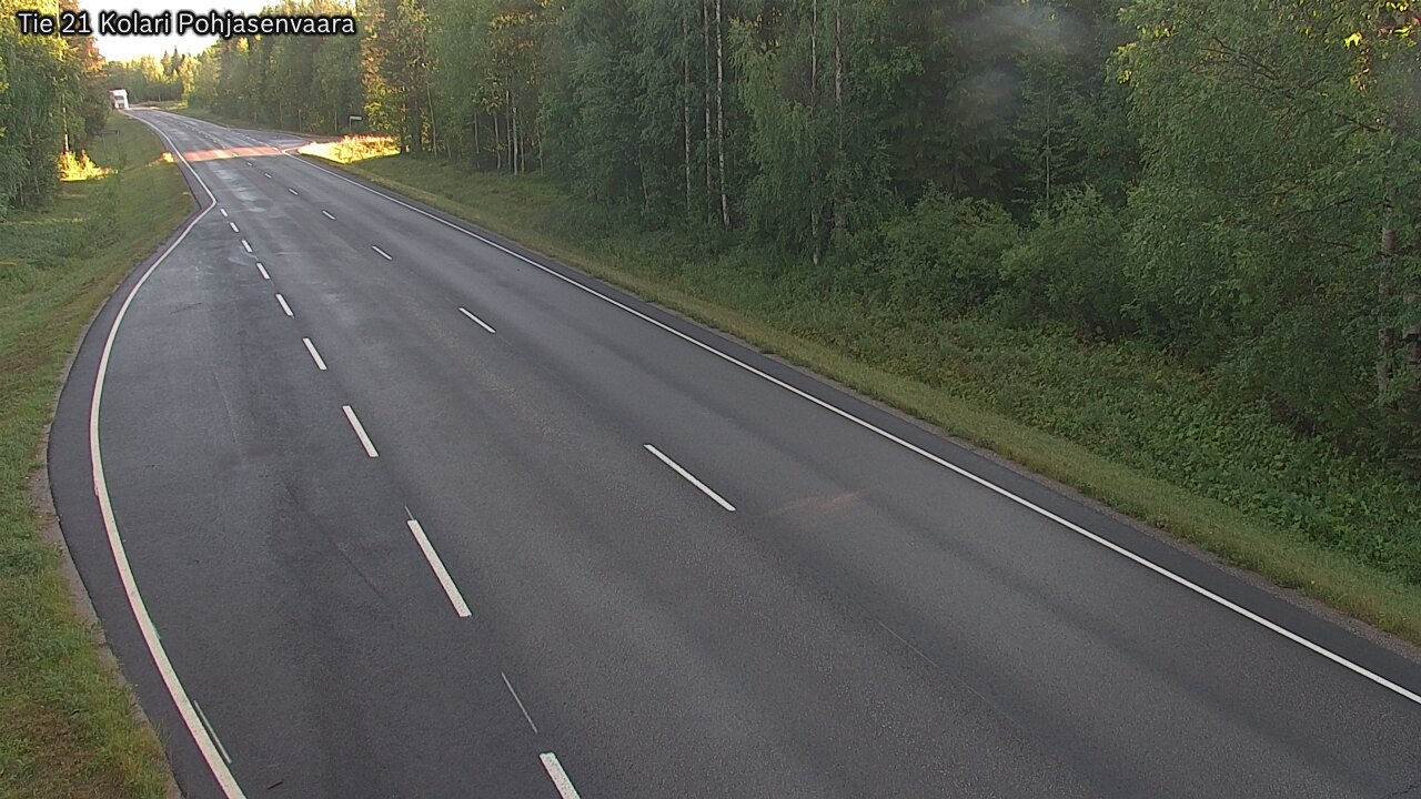Weather Camera Image Väg 21 Kolari, Pohjasenvaara, Kolari, Lappi