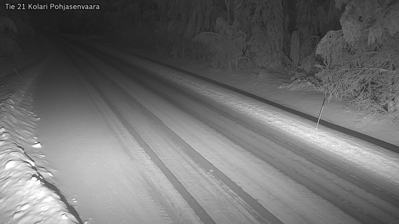 Weather Camera Image Road 21 Kolari, Pohjasenvaara, Kolari, Lappi